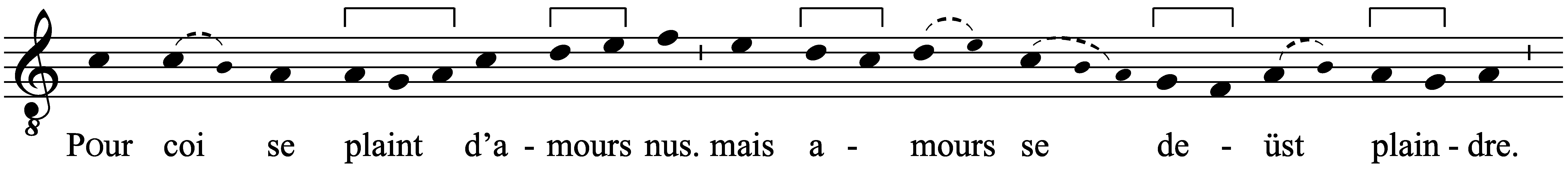 Work musical notation